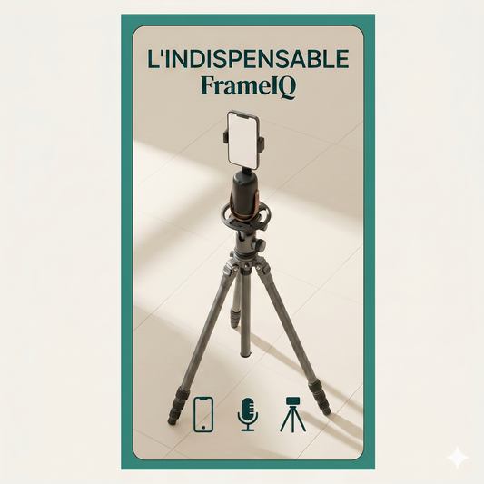 Trépied face tracking IA 360°