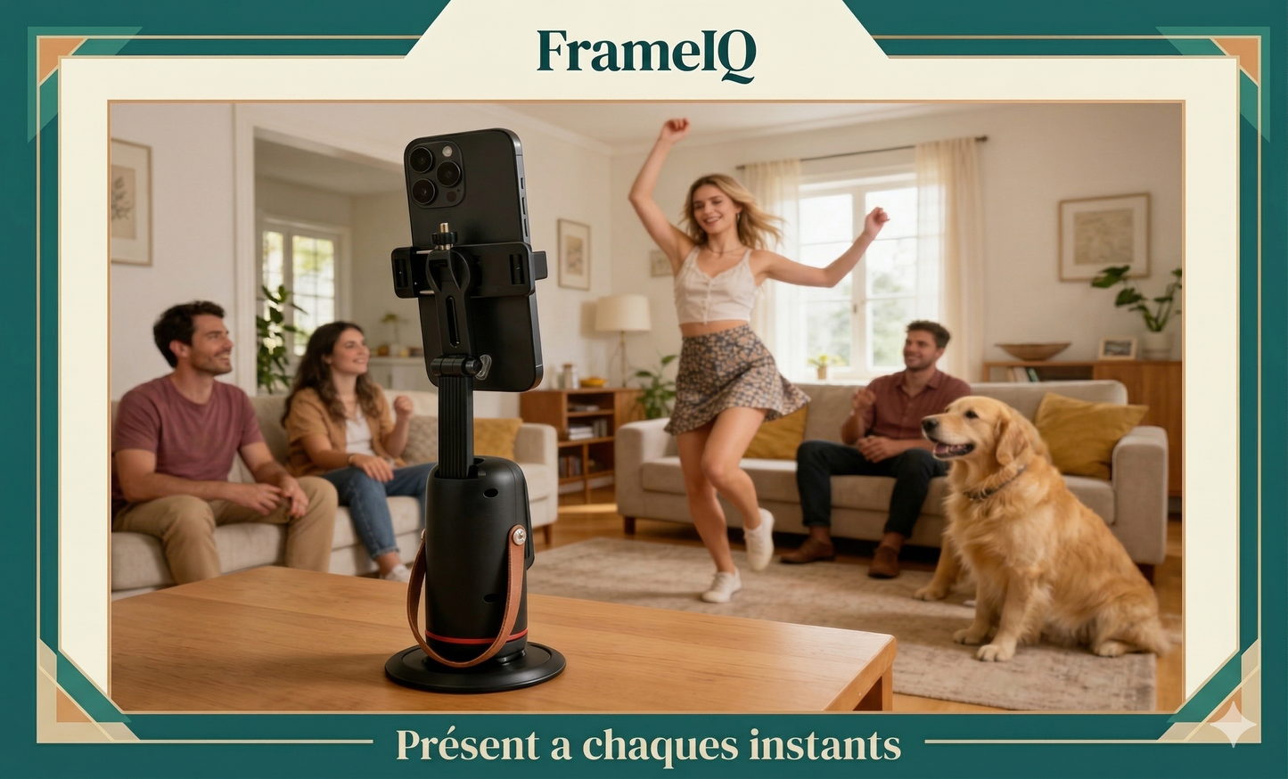 Trépied face tracking IA 360°
